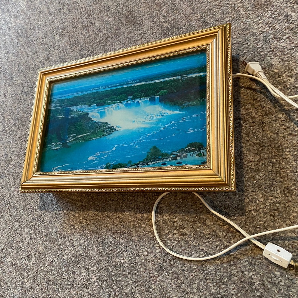Vintage Framed Motion waterfall